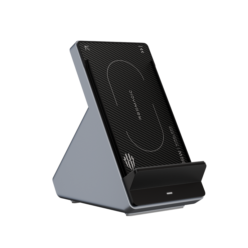 شحن لاسلكي واير لس  ريد ماجيك داو 80 واط مدمج بمروحة اندرويد وايفون