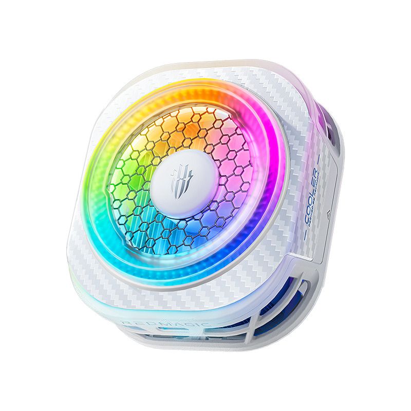 مروحه تبريد ريد ماجيك 8 برو الجديده REDMAGIC Frost Moon WhiteCOOLER 8 Pro