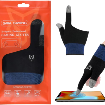 قفازات أصابع Sarafox G01 للألعاب المحمولة، مقاومة للعرق ومضادة للانزلاق، غطاء إصبع للشاشات اللمسية، غلاف إصبع للألعاب قابل للتنفس