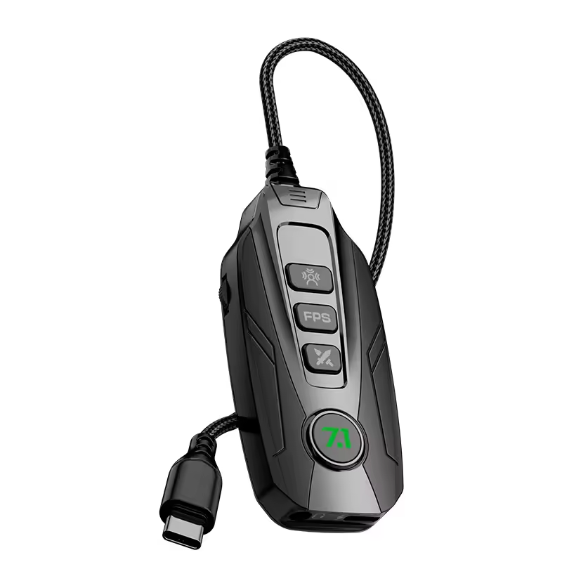وصله تايب سي 2 in 1 شحن بقوة 60w + كرت صوت للسماعة بمنفذ AUX تحكم عبر التطبيق | PIVA