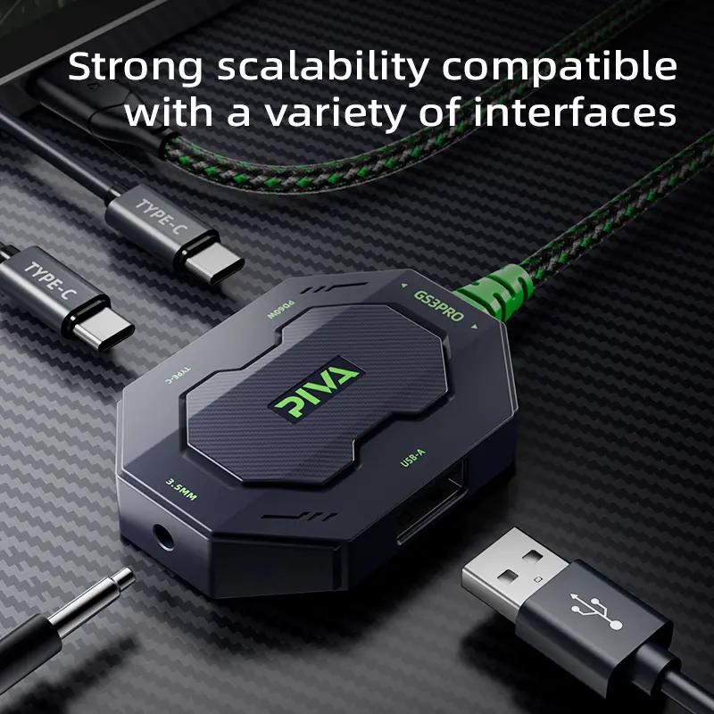 وصله بيفا ادابتر شحن وسماعه 60 واط تايب سي ايباد وتابلت هواتف GS 3PRO كيرف