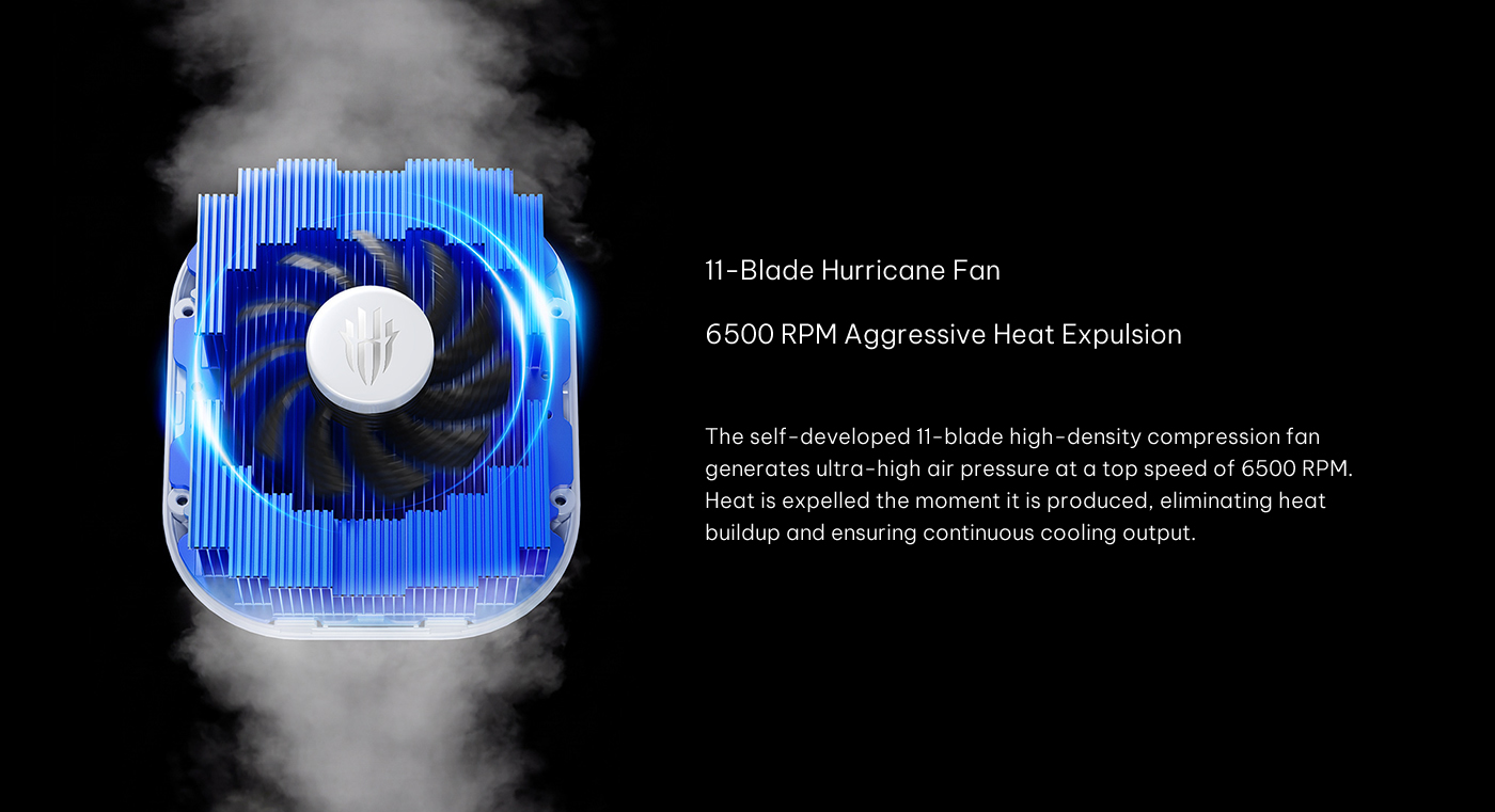 مروحه تبريد ريد ماجيك 8 برو الجديده REDMAGIC CRYO COOLER 8 Pro